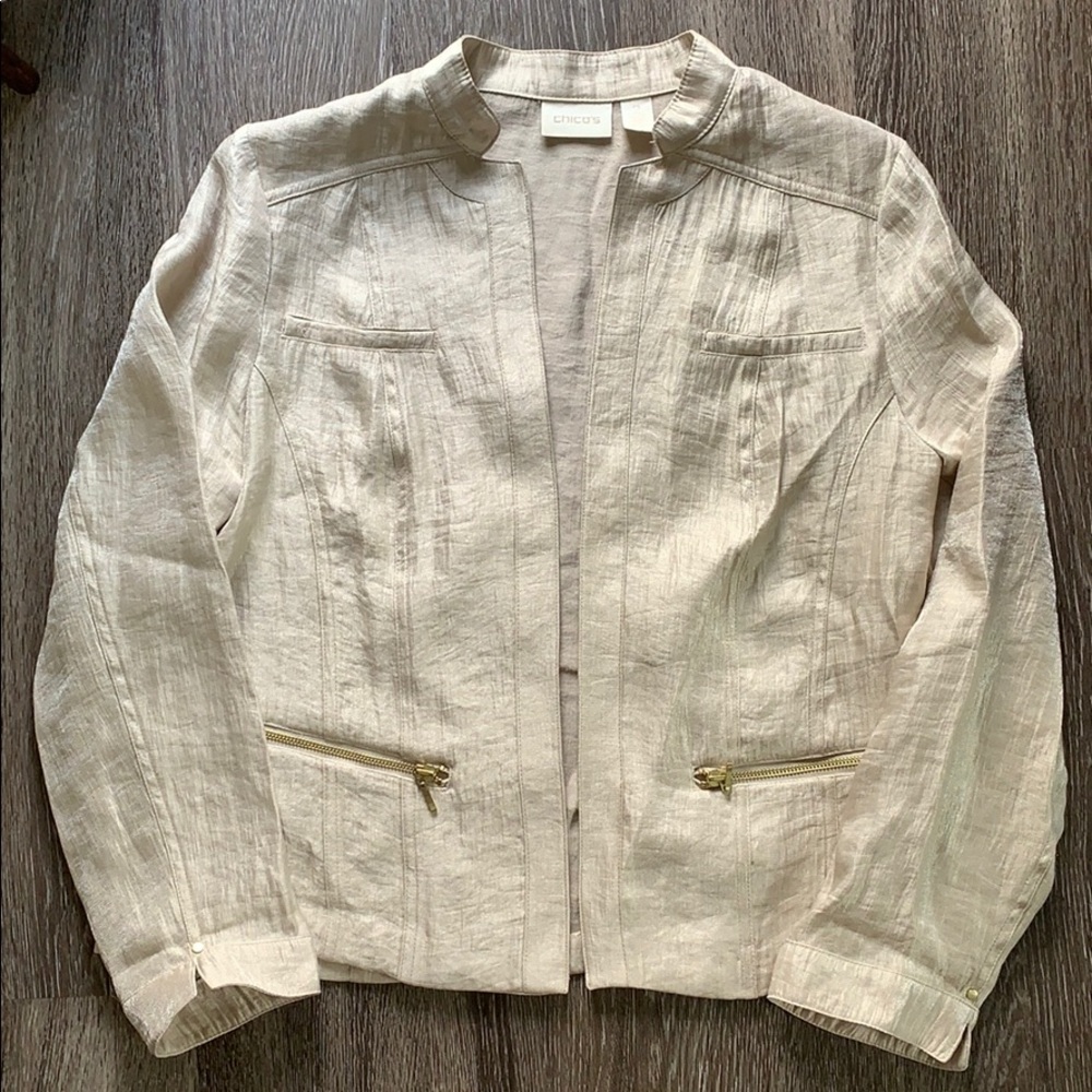 Chico’s Women Foil Like Jacket